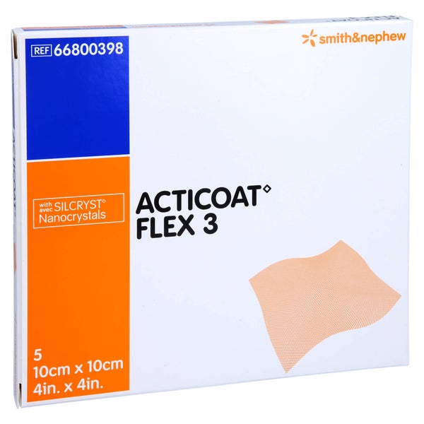 Acticoat Flex 3 10x10 Cm Verband 5 St