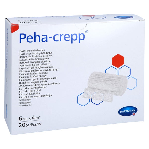 PEHA Crepp Fixierbinde 6 cmx4 m 20 St