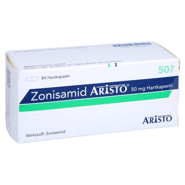 Zonisamid Aristo 50 mg Hartkapseln 84 St