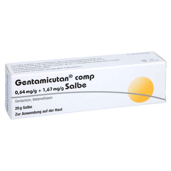 GENTAMICUTAN comp 0,64 mg/g + 1,67 mg/g Salbe 20 g