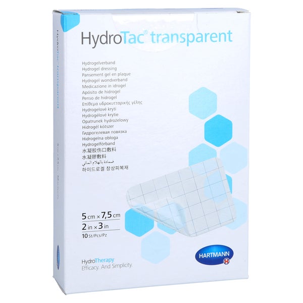 Hydrotac Transparent Hydrogelverb.5x7,5 Cm 10 St