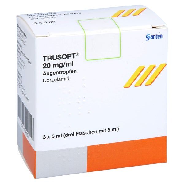 Trusopt 20 Mg/ml Augentropfen 3X5 ml