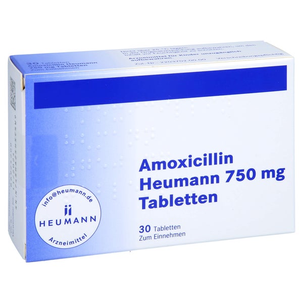 Amoxicillin Heumann 750 mg Tabletten 30 St