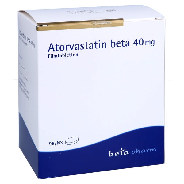 Atorvastatin beta 40 mg Filmtabletten 98 St