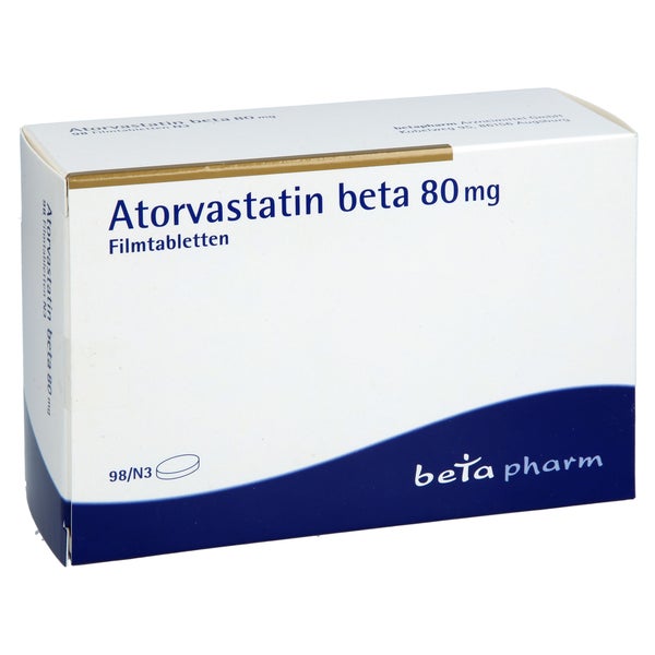 Atorvastatin beta 80 mg Filmtabletten 98 St