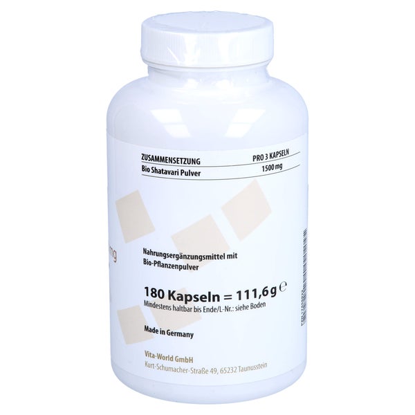 Shatavari 500mg Bio 180 St