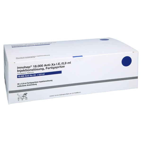 INNOHEP 18.000 Anti-Xa I.E./0,9ml Inj.-Lsg.i.e.FS 30 St