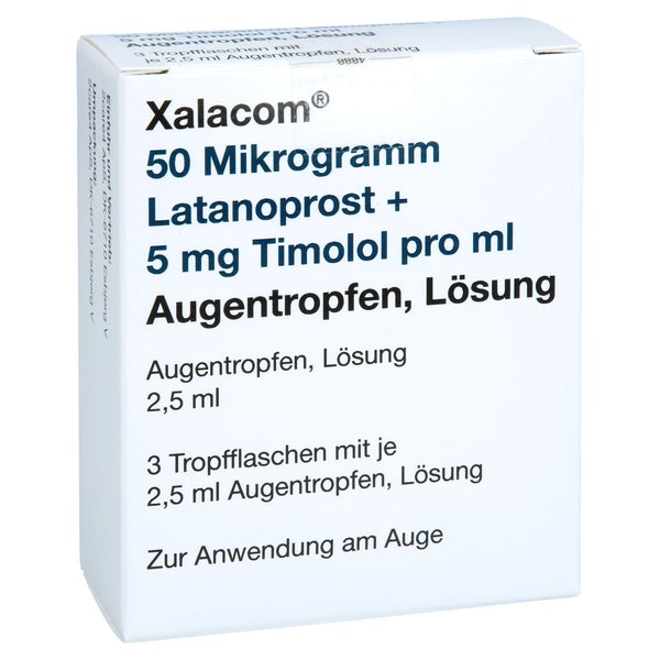 XALACOM 50 µg Latanoprost + 5 mg Timolol/ml ATR 3X2,5 ml