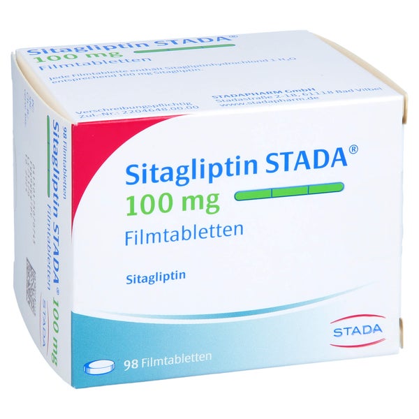 Sitagliptin Stada 100 mg Filmtabletten 98 St