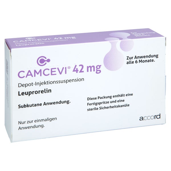 Camcevi 42 Mg 6-monats-depot-inj.-susp.fertigspr. 1 St