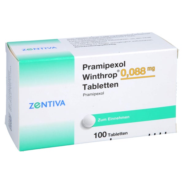 Pramipexol Winthrop 0,088 mg Tabletten 100 St