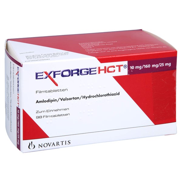 EXFORGE HCT 10 mg/160 mg/25 mg Filmtabletten 98 St