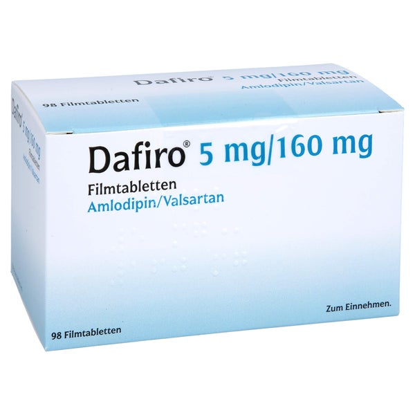 Dafiro 5 Mg/160 mg Filmtabletten 98 St