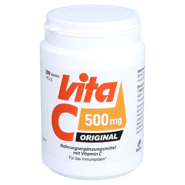 Vita C 500 mg mit hoch dosiertem Vitamin C 200 St