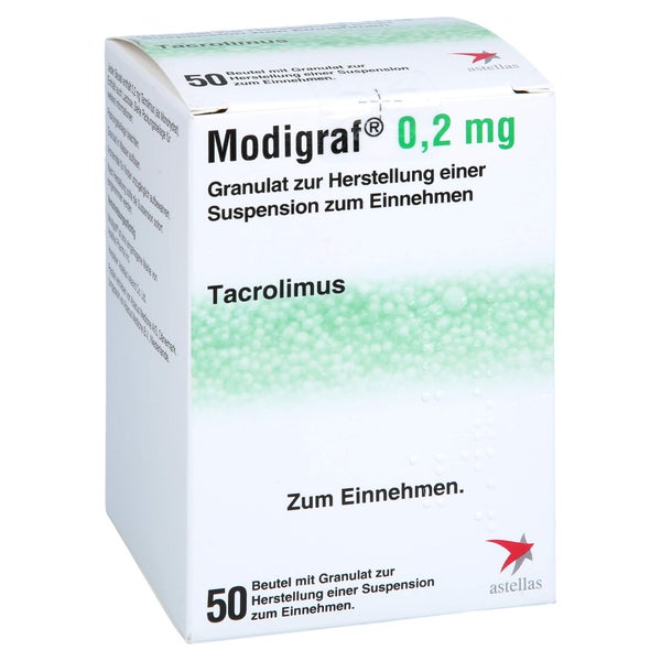 MODIGRAF 0,2 mg Granulat z.Herstell.e.Susp.z.Einn. 50 St