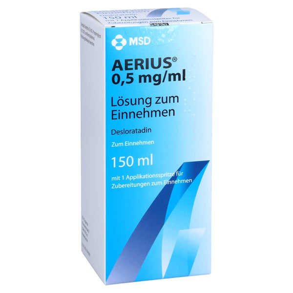Aerius 0,5 Mg/ml Lösung zum Einnehmen 150 ml