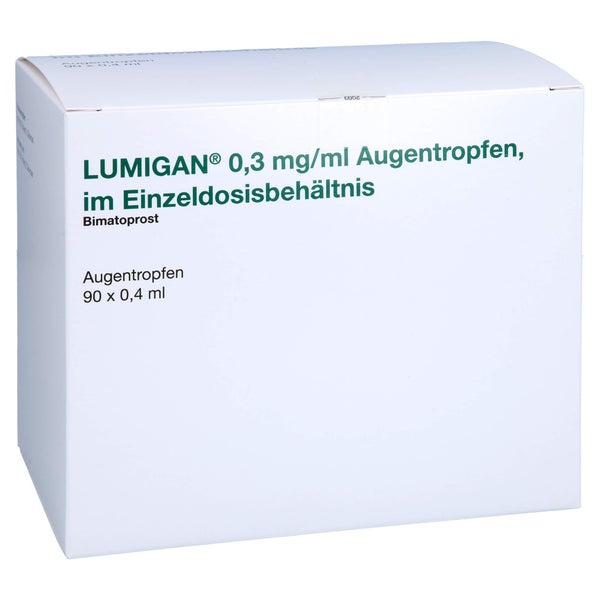 LUMIGAN 0,3 mg/ml Augentropfen im Einzeldosisbeh. 90X0,4 ml