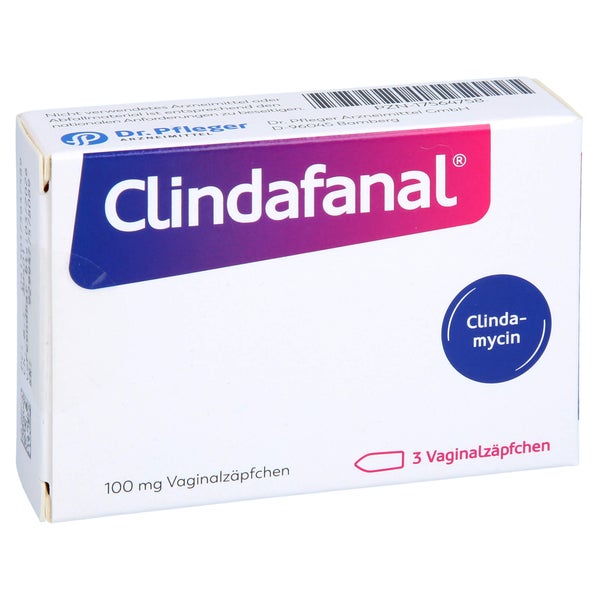 Clindafanal 100 mg Vaginalzäpfchen 3 St