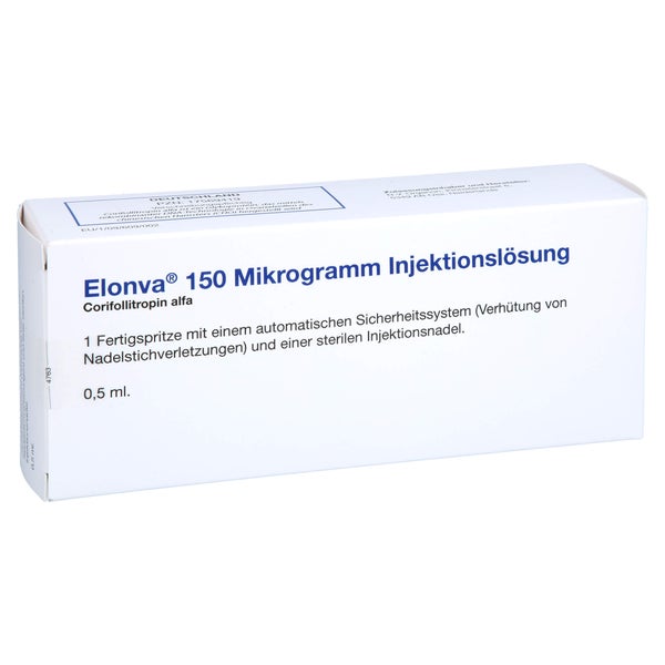 ELONVA 150 Mikrogramm Injektionslsg.i.e.Fertigspr. 0,5 ml