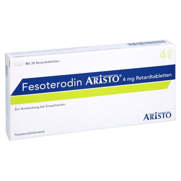 Fesoterodin Aristo 4 mg Retardtabletten 28 St