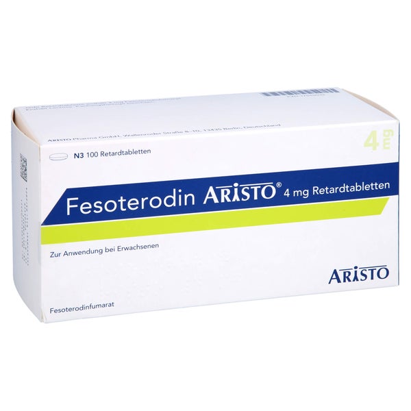 Fesoterodin Aristo 4 mg Retardtabletten 100 St