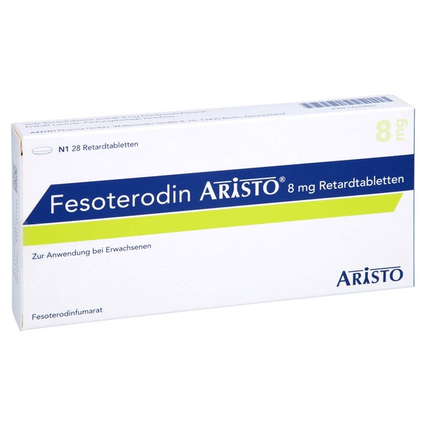 Fesoterodin Aristo 8 mg Retardtabletten 28 St