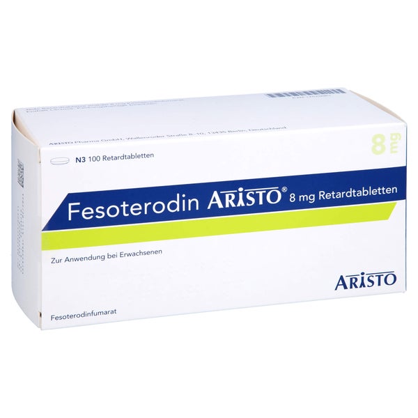 Fesoterodin Aristo 8 mg Retardtabletten 100 St