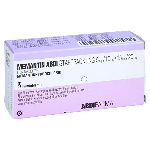 MEMANTIN Abdi Startpackung 5mg/10mg/15mg/20mg 28 St