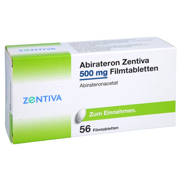 Abirateron Zentiva 500 mg Filmtabletten 56 St