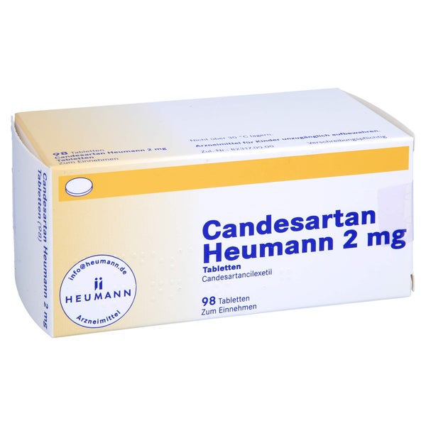 Candesartan Heumann 2 mg Tabletten 98 St