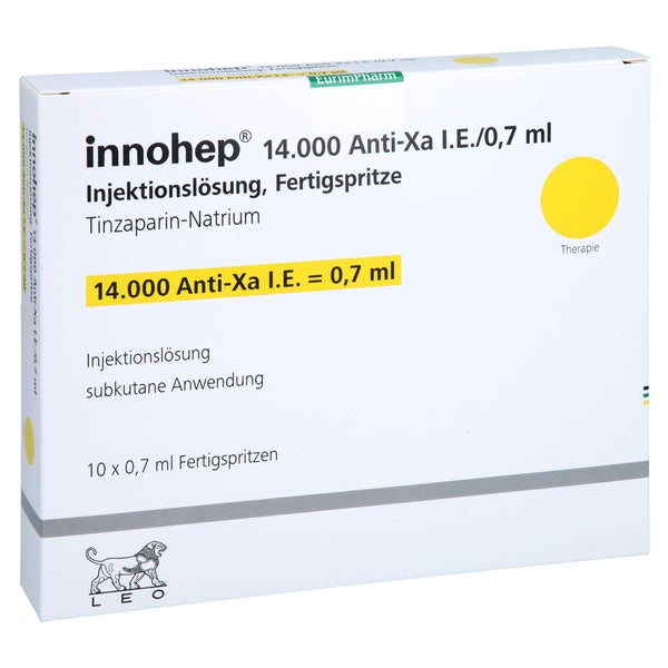 INNOHEP 14.000 Anti-Xa I.E./0,7ml Inj.-Lsg.i.e.FS 10 St