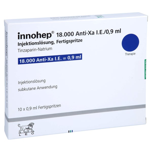 INNOHEP 18.000 Anti-Xa I.E./0,9ml Inj.-Lsg.i.e.FS 10 St