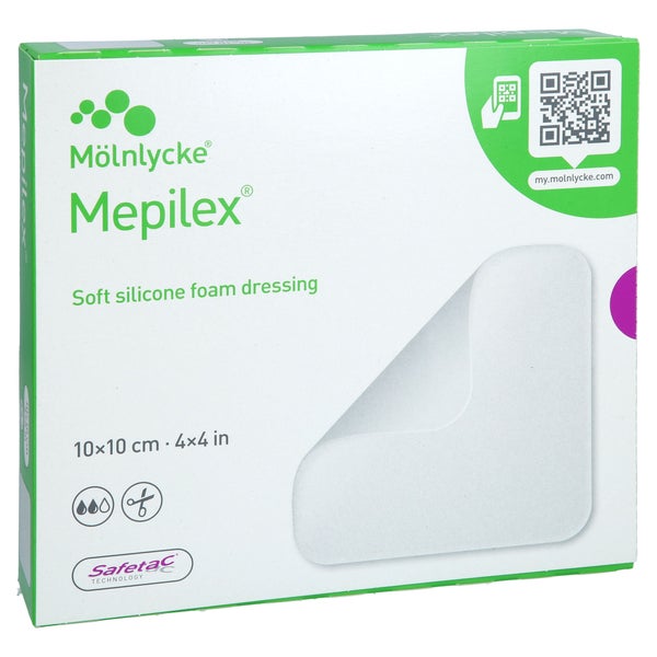 Mepilex 10x10 Cm Schaumverband 5 St