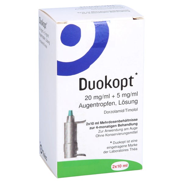 Duokopt 20 Mg/ml + 5 mg/ml Augentropfen 2X10 ml