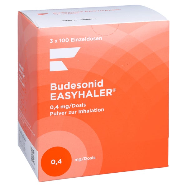 BUDESONID Easyhaler 0,4 mg/Dosis 3x100 ED P.z.Inh. 3 St