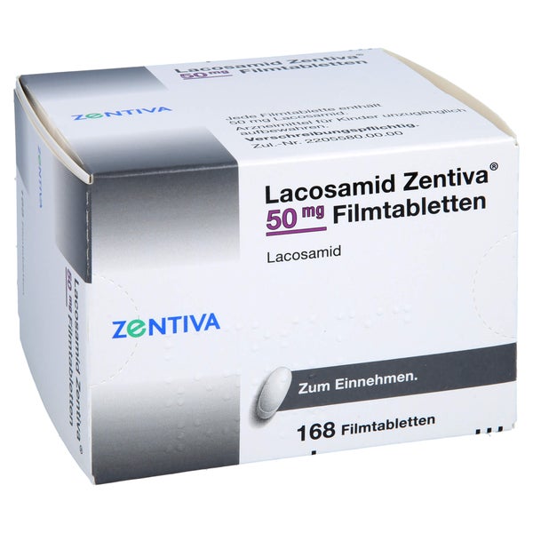 Lacosamid Zentiva 50 mg Filmtabletten 168 St