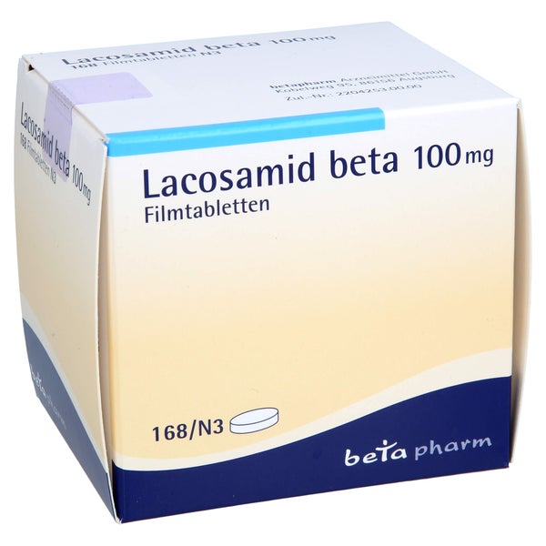 Lacosamid beta 100 mg Filmtabletten 168 St