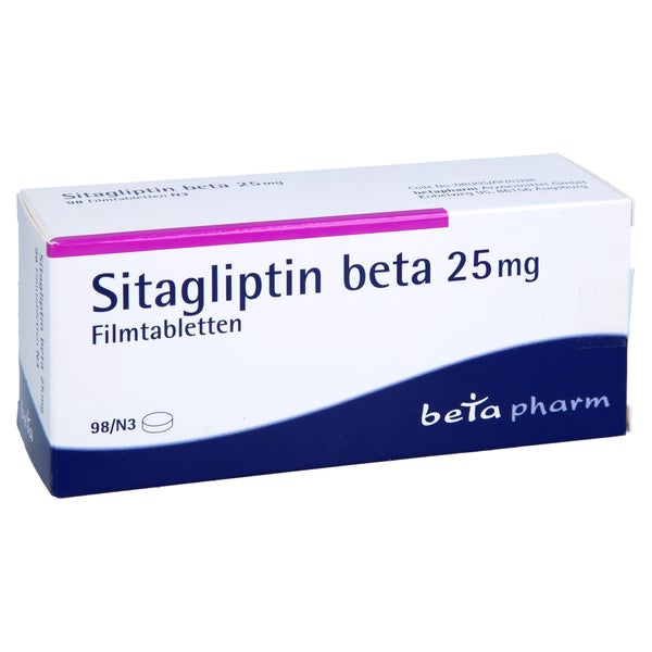 Sitagliptin beta 25 mg Filmtabletten 98 St