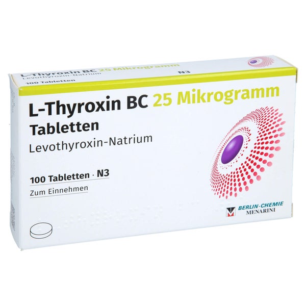 L-thyroxin BC 25 Mikrogramm Tabletten 100 St