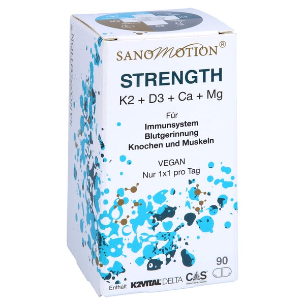 Sanomotion Strength K2+d3+ca+mg vegan Ka 90 St