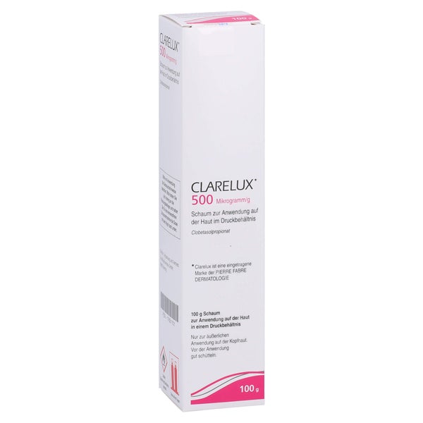 CLARELUX 500 µg/g Schaum z.Anwendung a.d.Haut 100 g