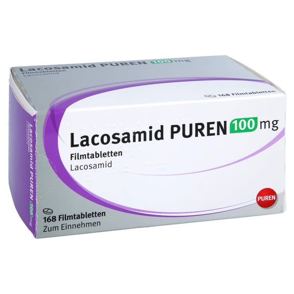 Lacosamid Puren 100 mg Filmtabletten 168 St