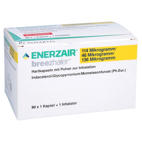 ENERZAIR Breezhaler 114µg/46µg/136µg Hkp.P.z.Inh. 90 St