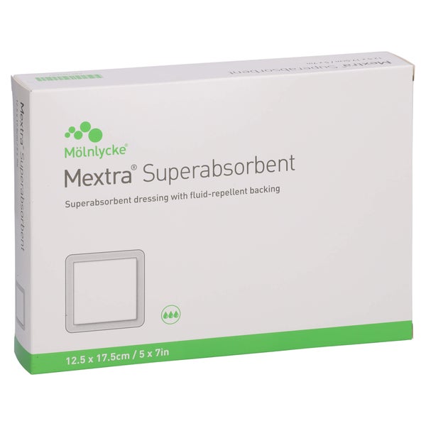 Mextra Superabsorbent Verband 12,5x17,5 10 St