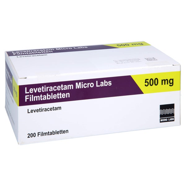 LEVETIRACETAM Micro Labs 500 mg Filmtabletten 200 St