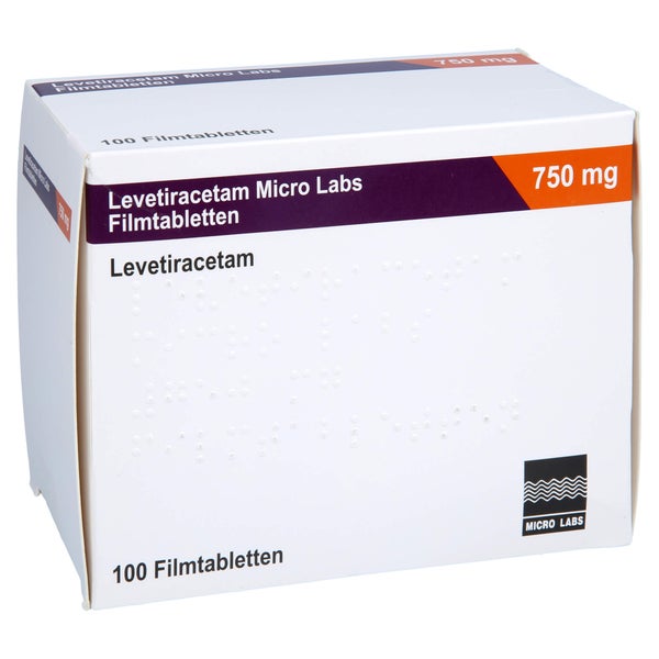 LEVETIRACETAM Micro Labs 750 mg Filmtabletten 100 St