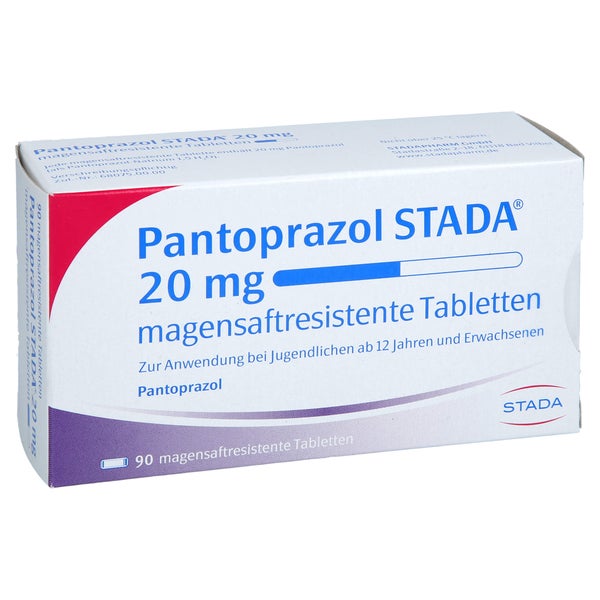PANTOPRAZOL STADA 20 mg magensaftres.Tabletten 90 St