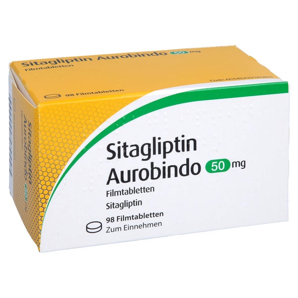 SITAGLIPTIN Aurobindo 50 mg Filmtabletten 98 St