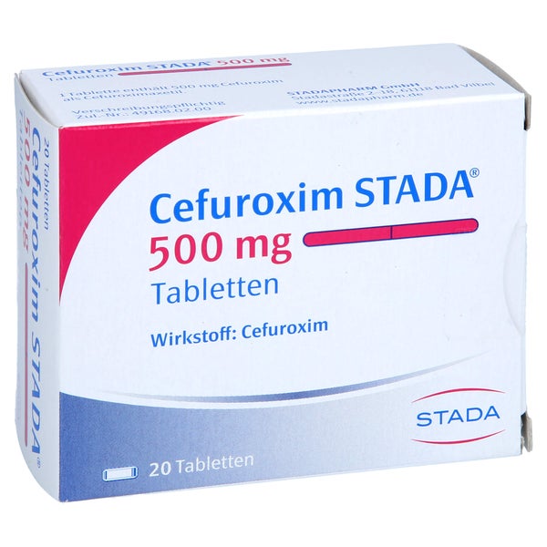 Cefuroxim Stada 500 mg Tabletten 20 St