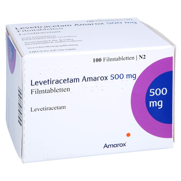 LEVETIRACETAM Amarox 500 mg Filmtabletten 100 St